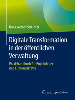 cover image of Digitale Transformation in der öffentlichen Verwaltung